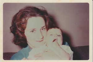 Mom and baby Me!